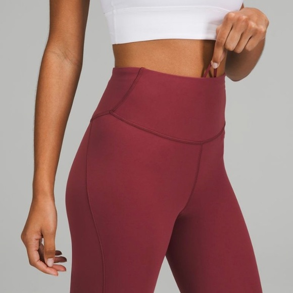 Lululemon base pace high rise running tight 28” brushed nullchanging - Picture 3 of 6